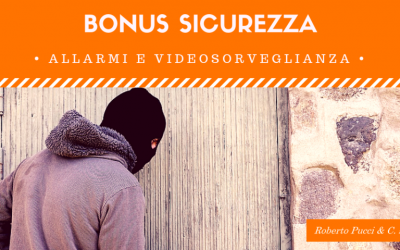 Bonus Sicurezza Allarme